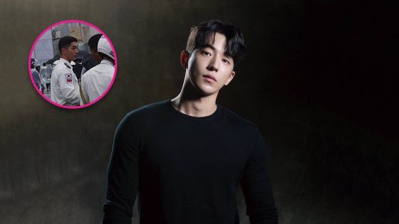 Nam Joo Hyuk es captado escoltado al presidente de Corea del Sur durante el Día de las Fuerzas Armadas