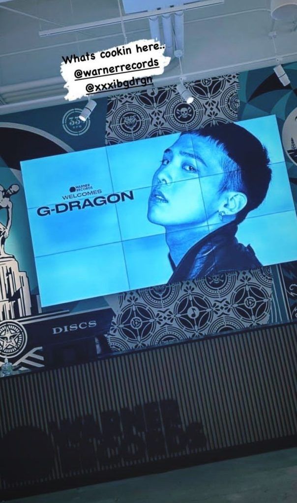 G-Dragon Warner Music 