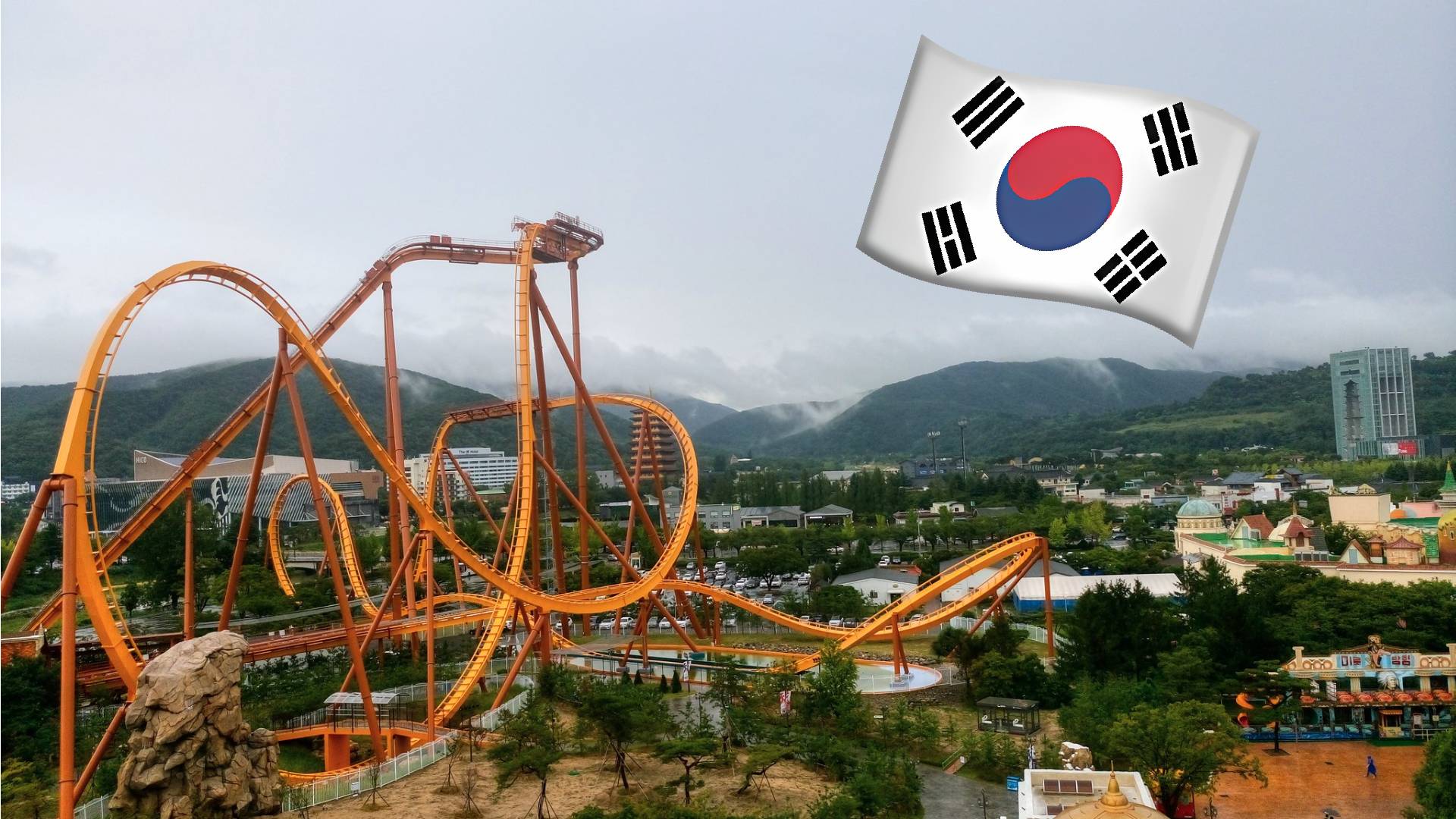 montaña rusa Corea Sur