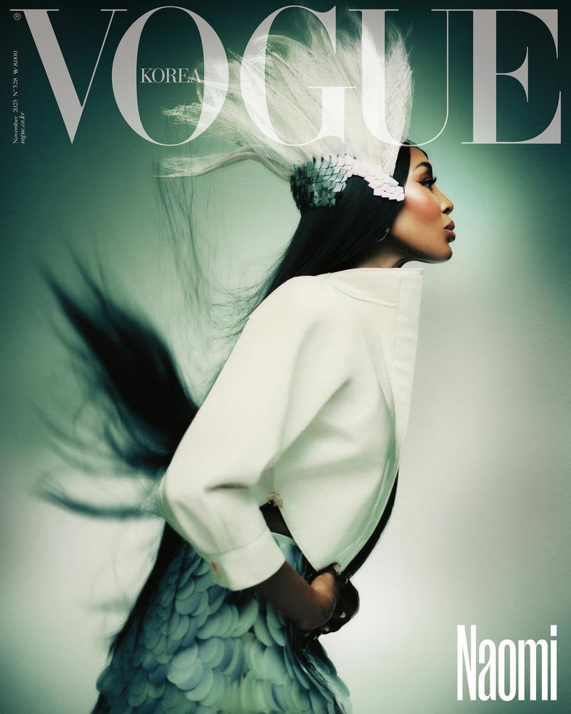 naomi campbell k-drama korea vogue
