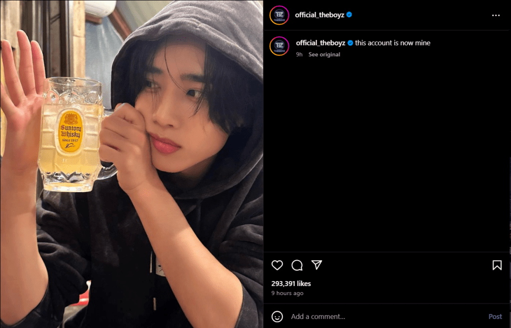 THE BOYZ miembros Instagram