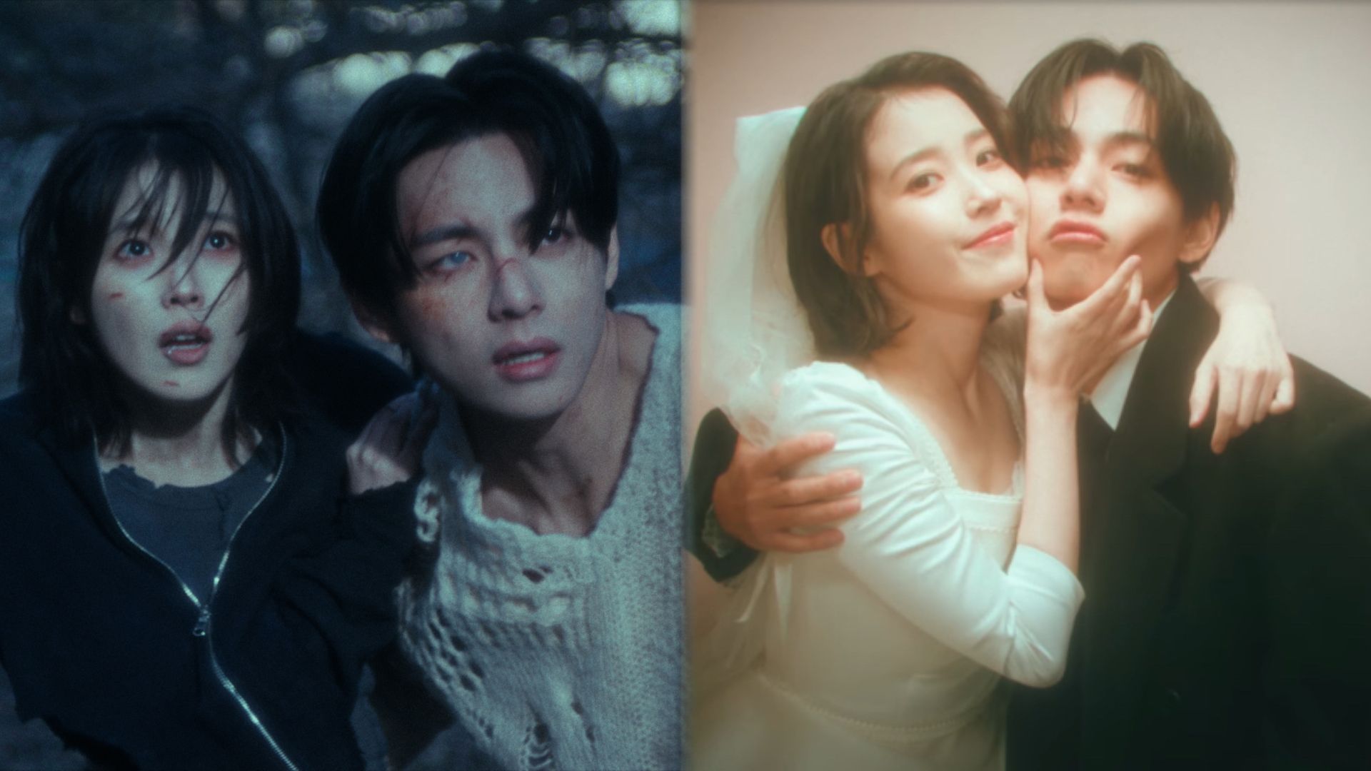 IU y V de BTS protagonizan un desgarrador y futurista romance en el MV de Love wins all