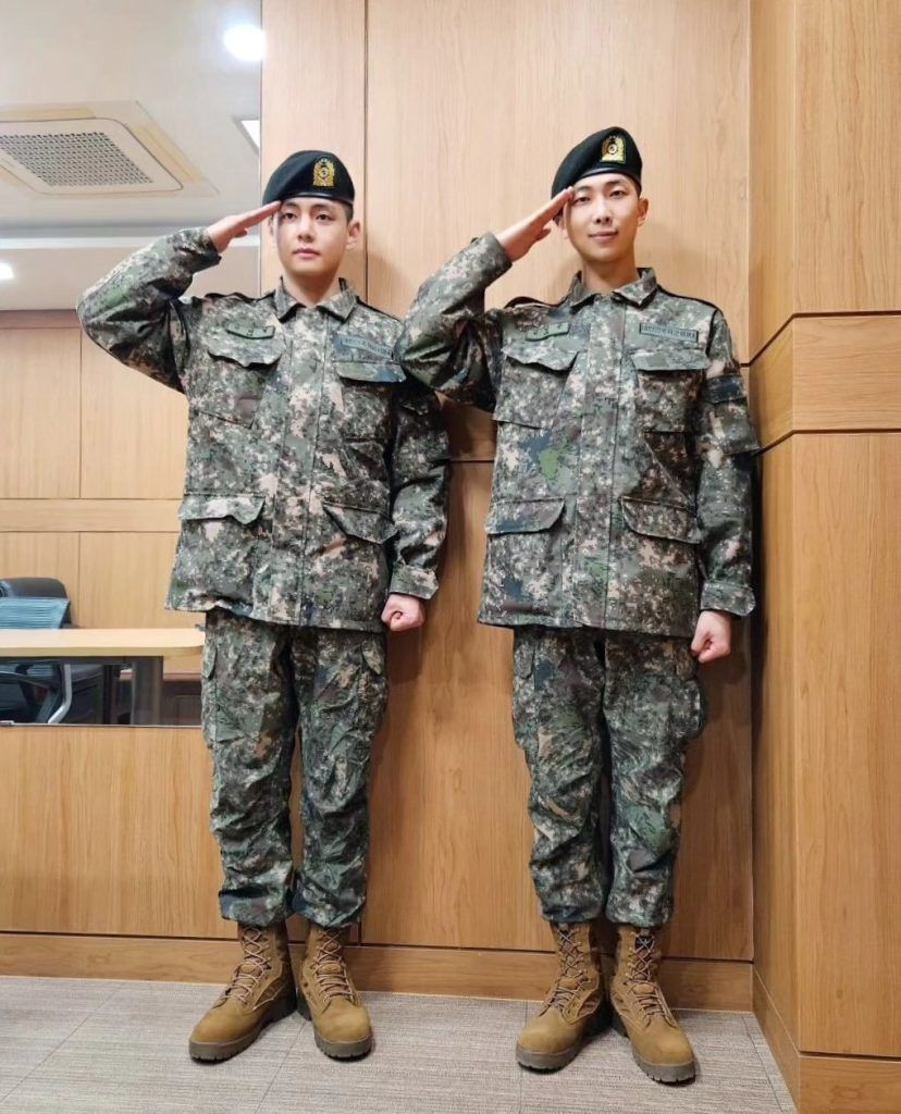 RM V BTS servicio militar
