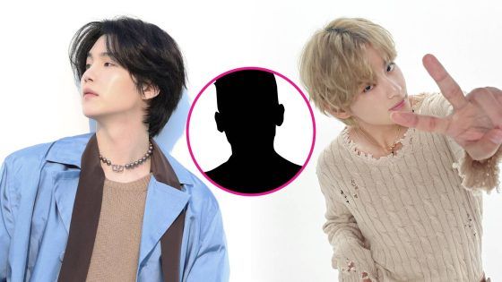 Suga y V de BTS