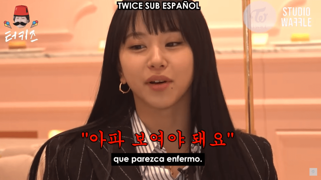TWICE Chaeyoung enfermo