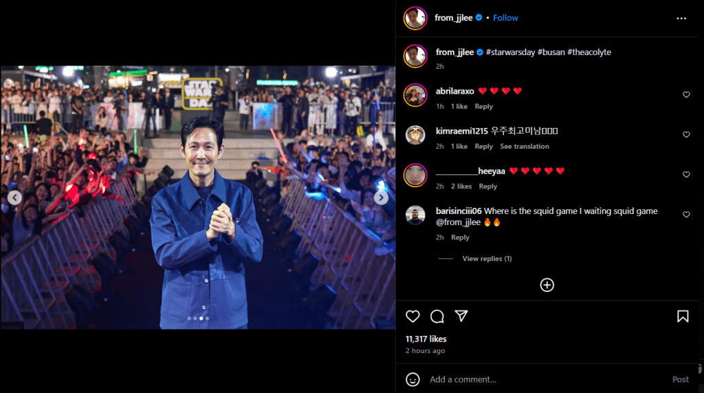 Lee Jung Jae The Acolyte