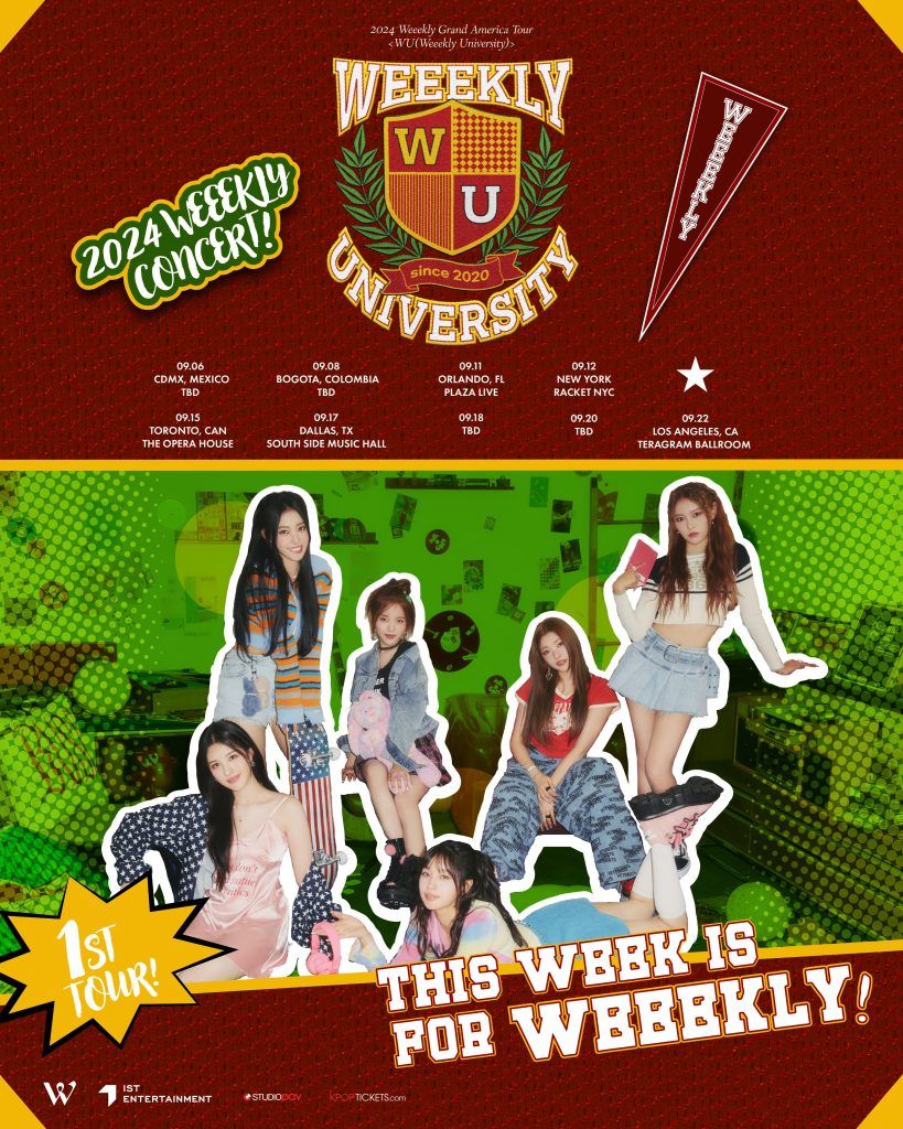 Weeekly fechas gira Latinoamérica