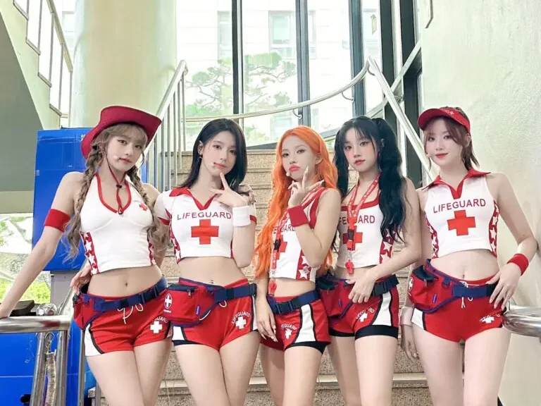 (G)I-DLE cruz roja