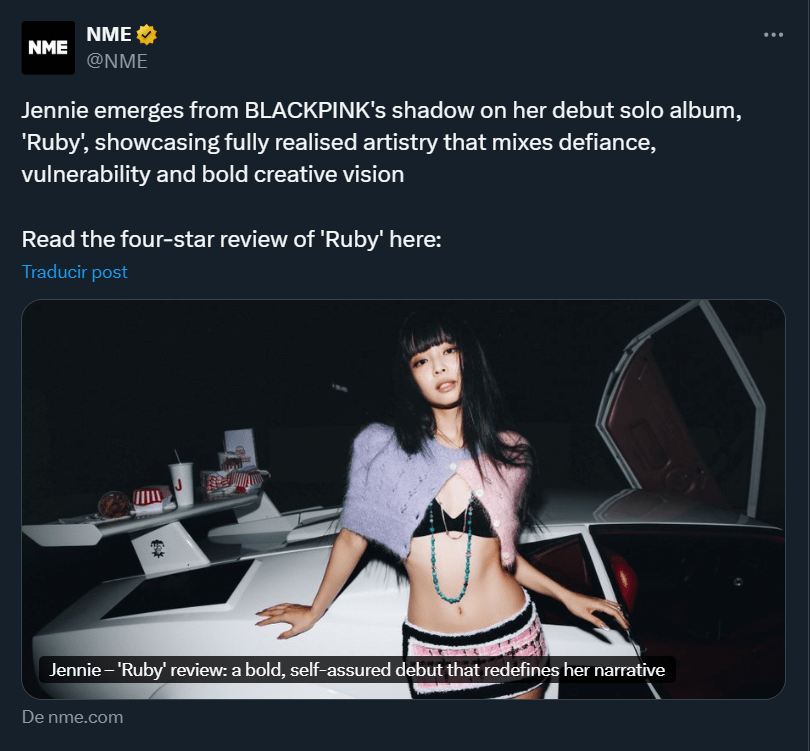 Jennie Ruby Grammy