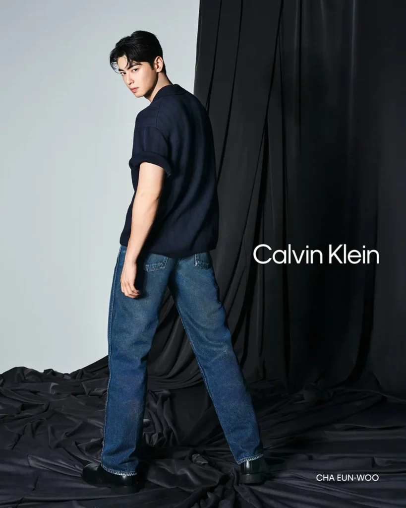 calvin klein Cha Eun Woo