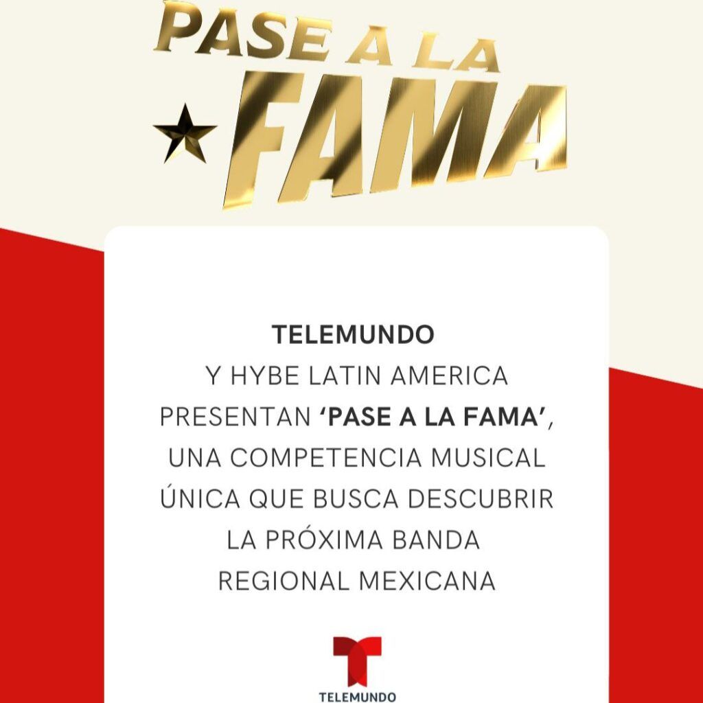 HYBE Latin America Telemundo