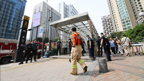 Incendio provocado Seúl metro