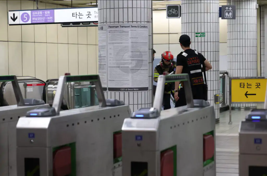 Incendio provocado Seúl metro