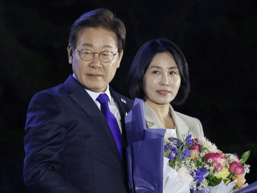 primera dama y presidente de Corea del Sur