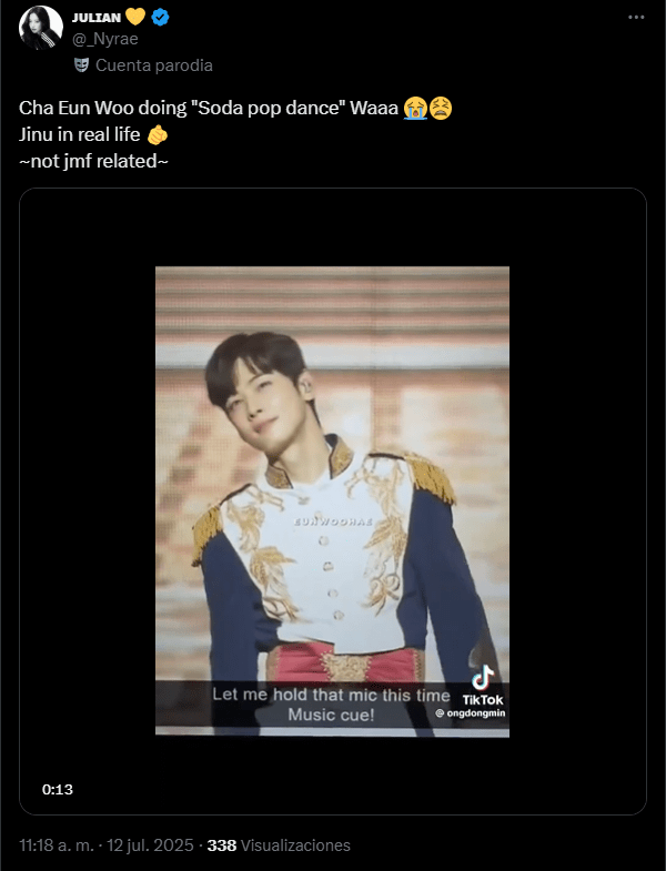 Cha Eun Woo Soda Pop