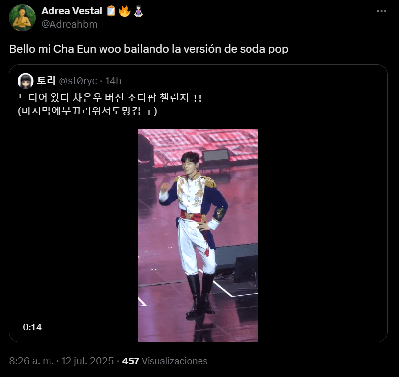 Cha Eun Woo Soda Pop