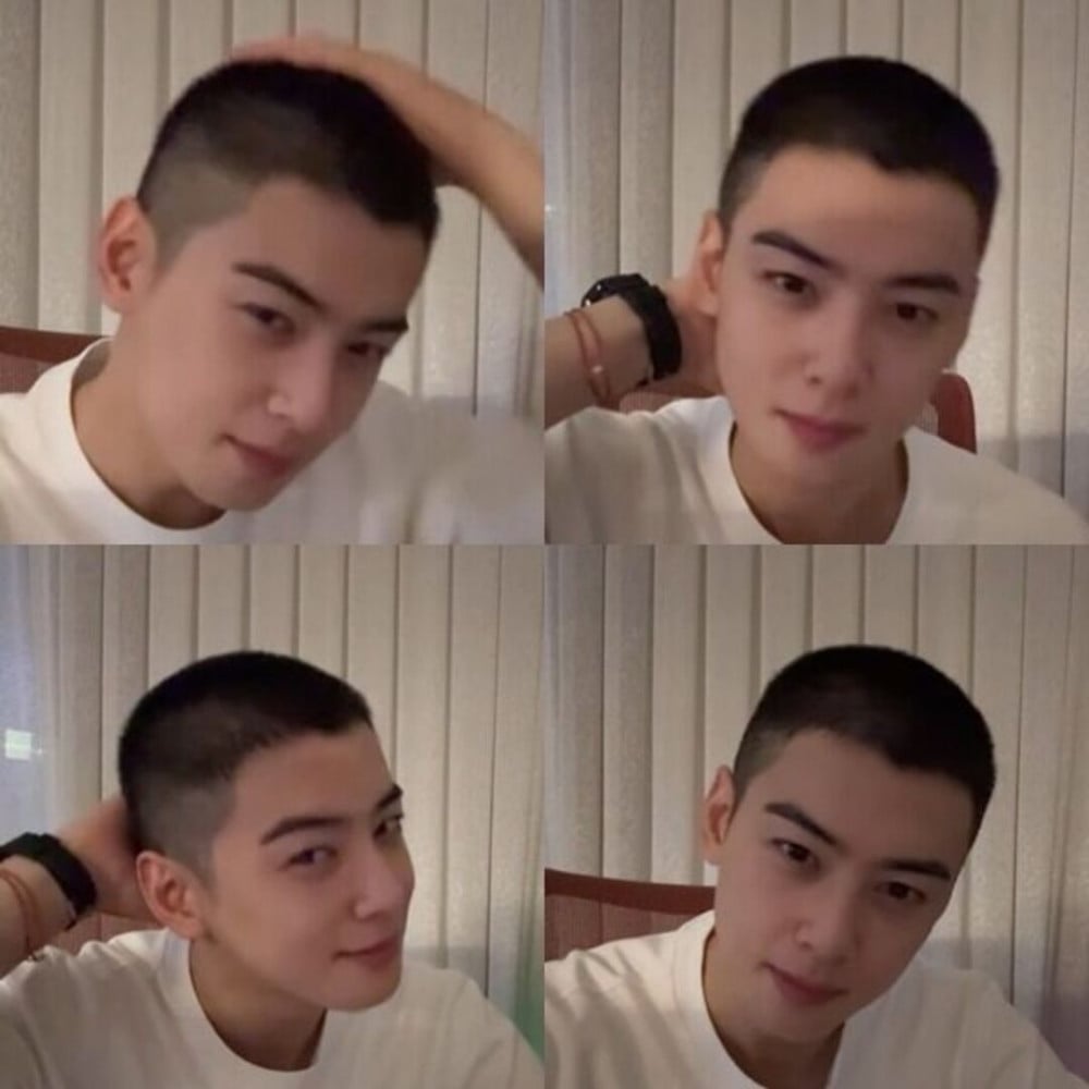 Cha Eun Woo servicio militar