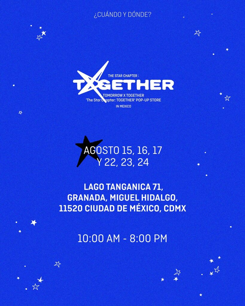 TXT Colombia México evento
