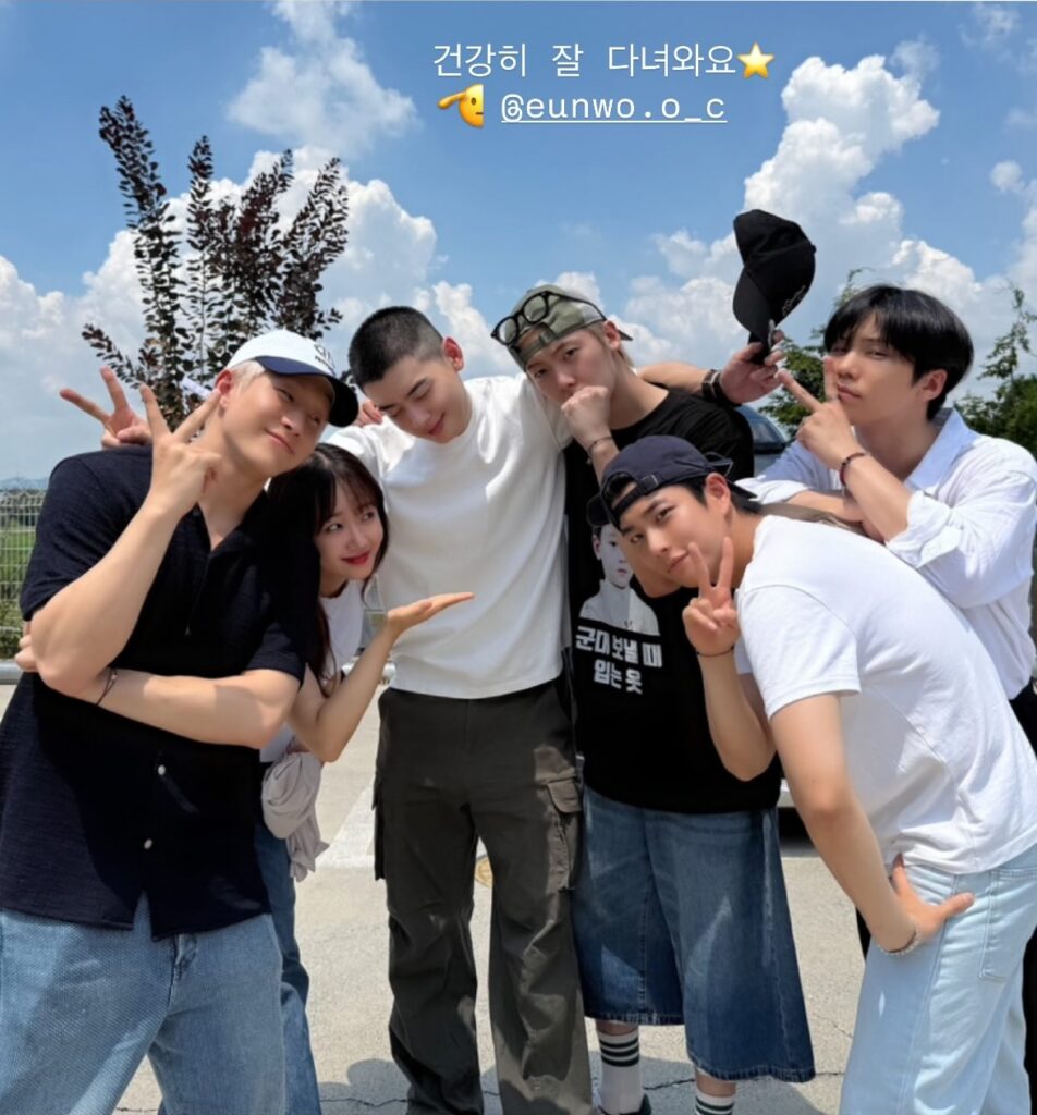 Cha Eun Woo servicio militar