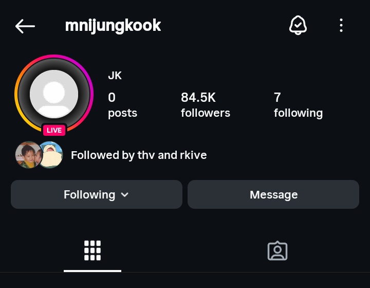 Jungkook Instagram
