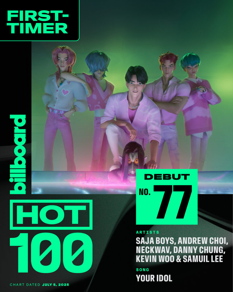  “Kpop Demon Hunters” Billboard 