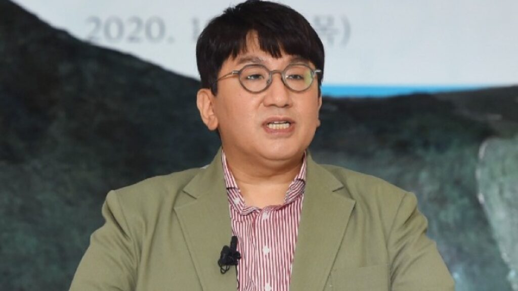 Bang Si Hyuk disculpa