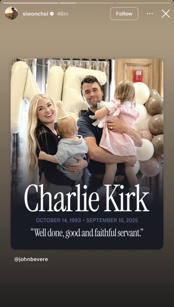 Choi Siwon Charlie Kirk