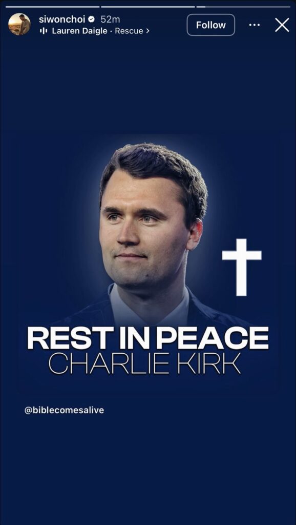 Choi Siwon Charlie Kirk