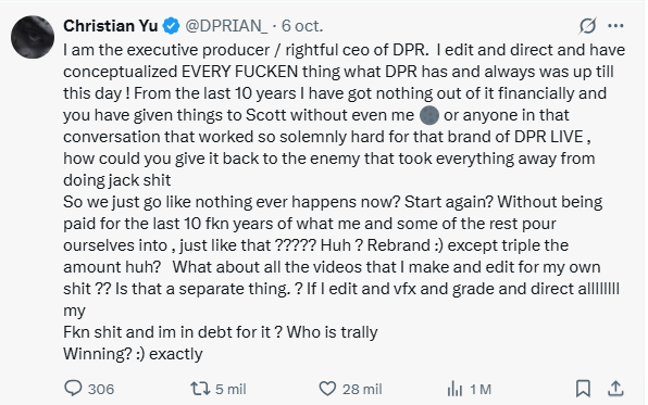DPR LIVE DPR Ian 