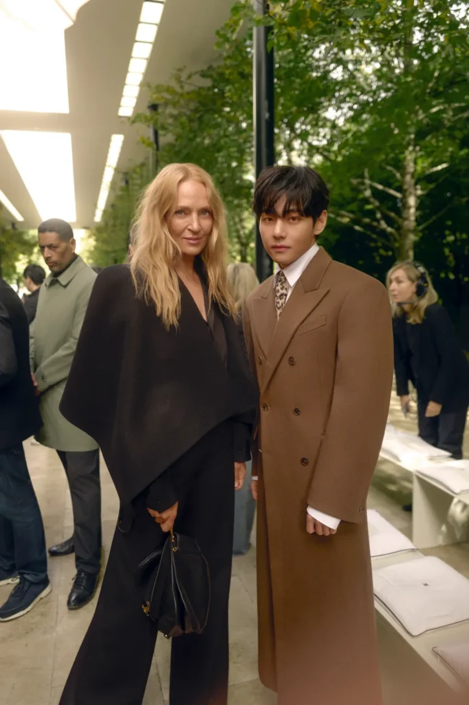 Uma Thurman BTS Taehyung