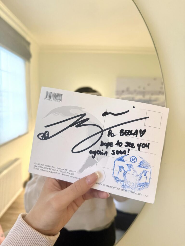 Hanni fanática crucero