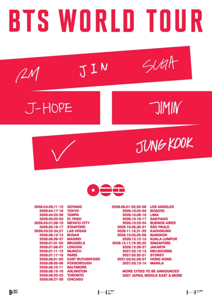 Busan conciertos BTS hoteles