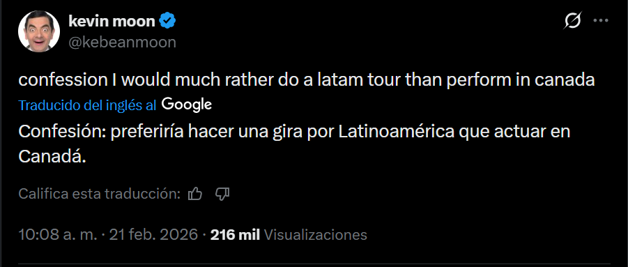 Kevin THE BOYZ Latinoamérica