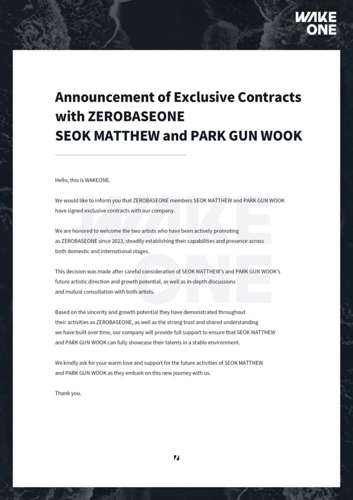 Matthew Gun Wook WAKEONE